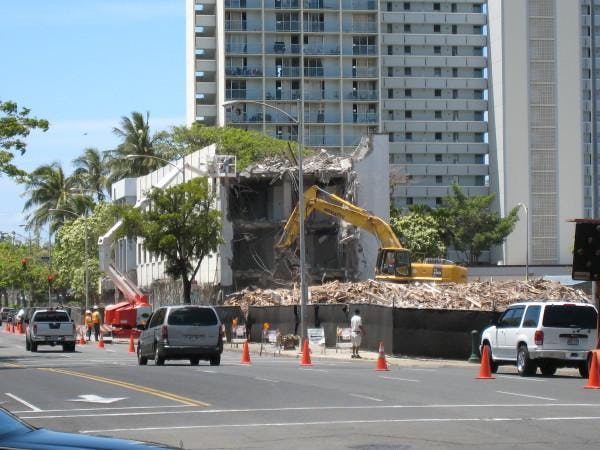 Demolition phase