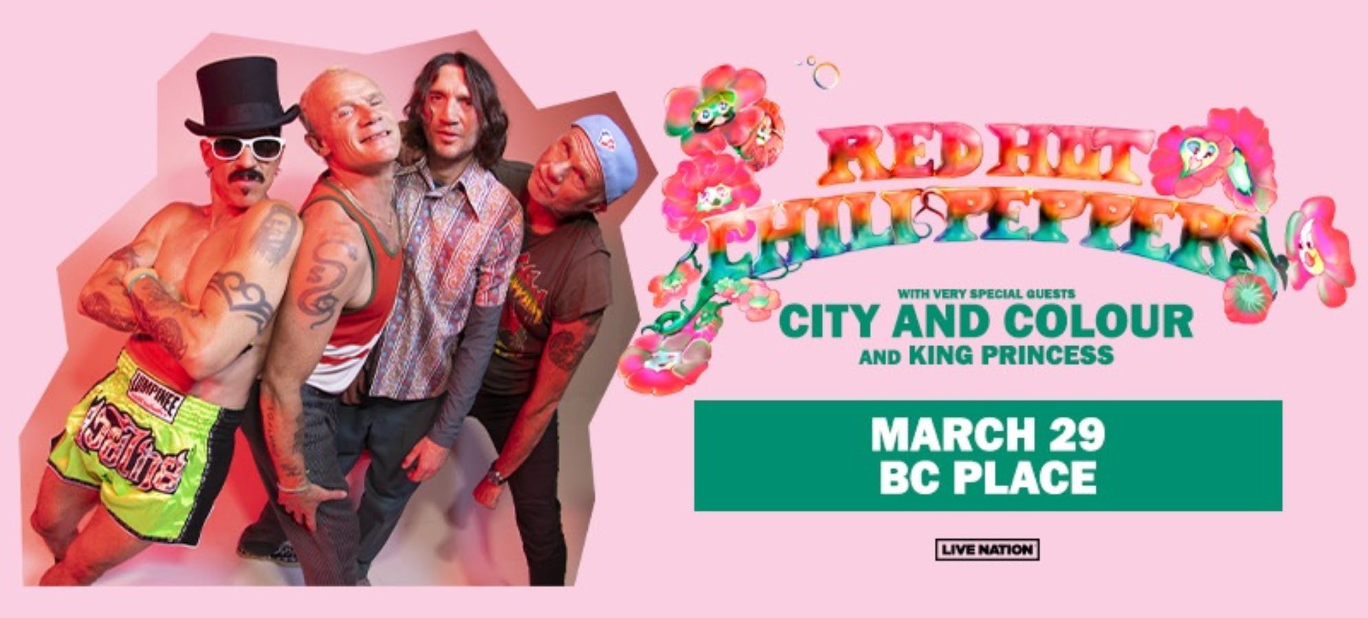 Red Hot Chili Peppers BC Place Red Hot Chili Peppers BC Place