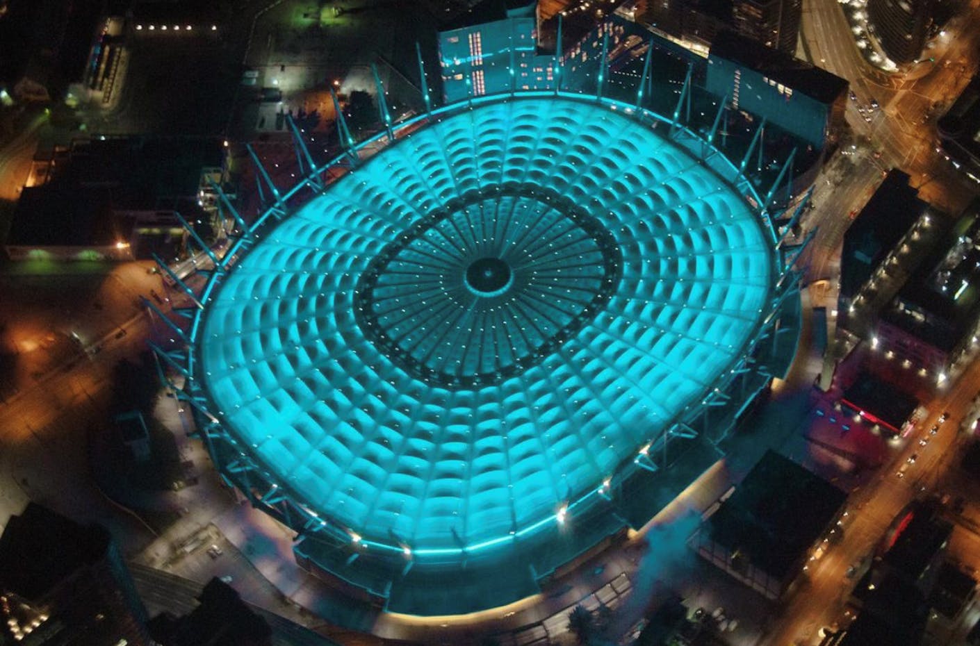 BC Place lights up for Alzheimer's Awareness Month BC Place BC Place lights up for Alzheimer's Awareness Month BC Place