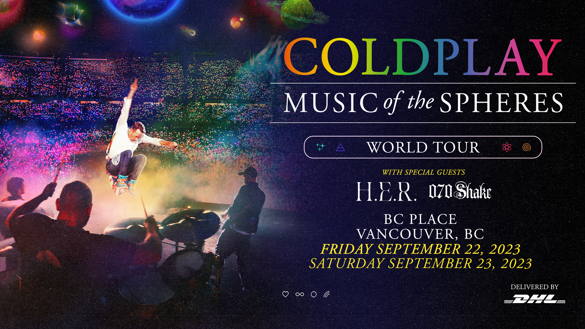 Coldplay: Music of the Spheres World Tour – BC Place