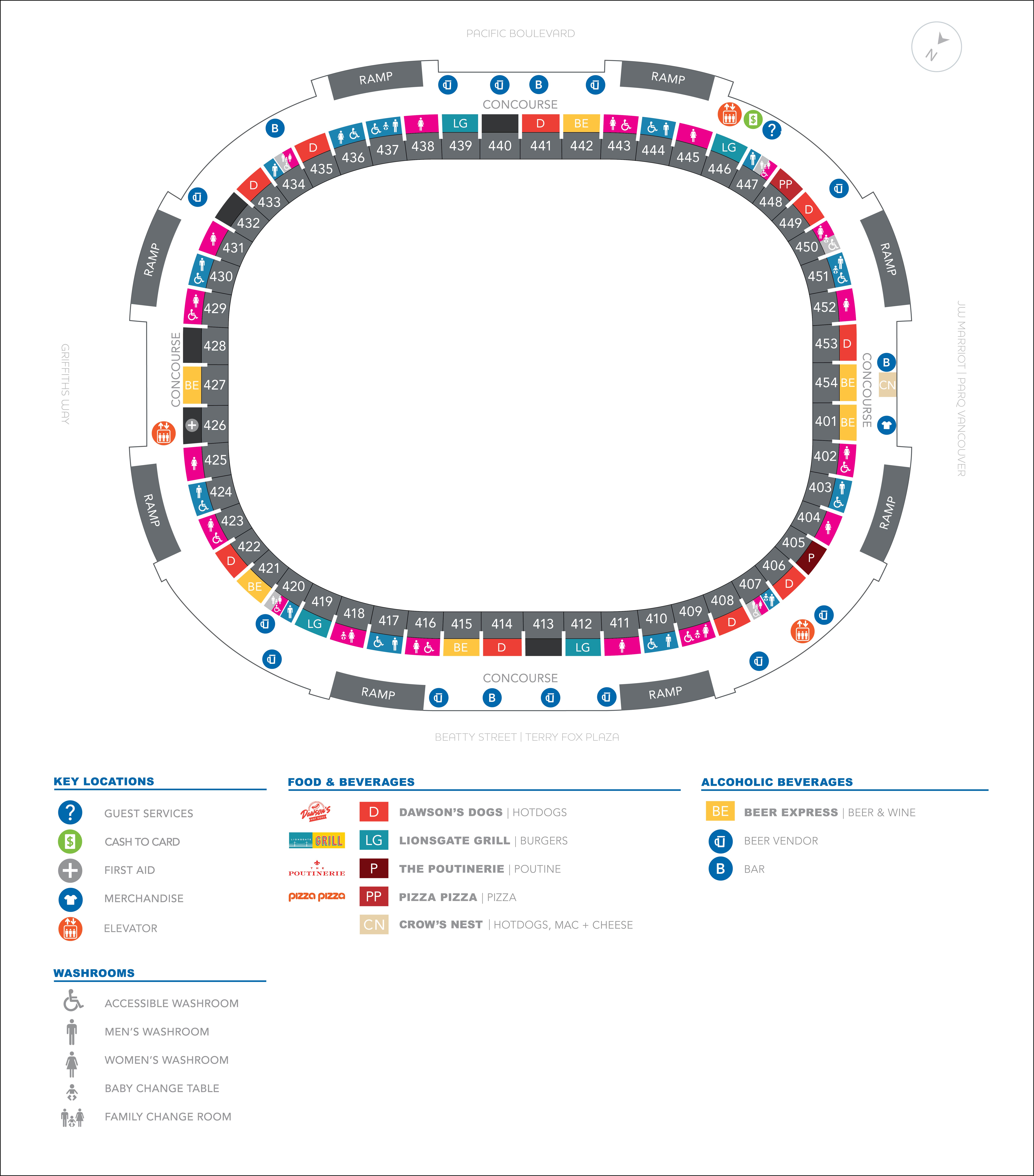 Stadium Maps – BC Place