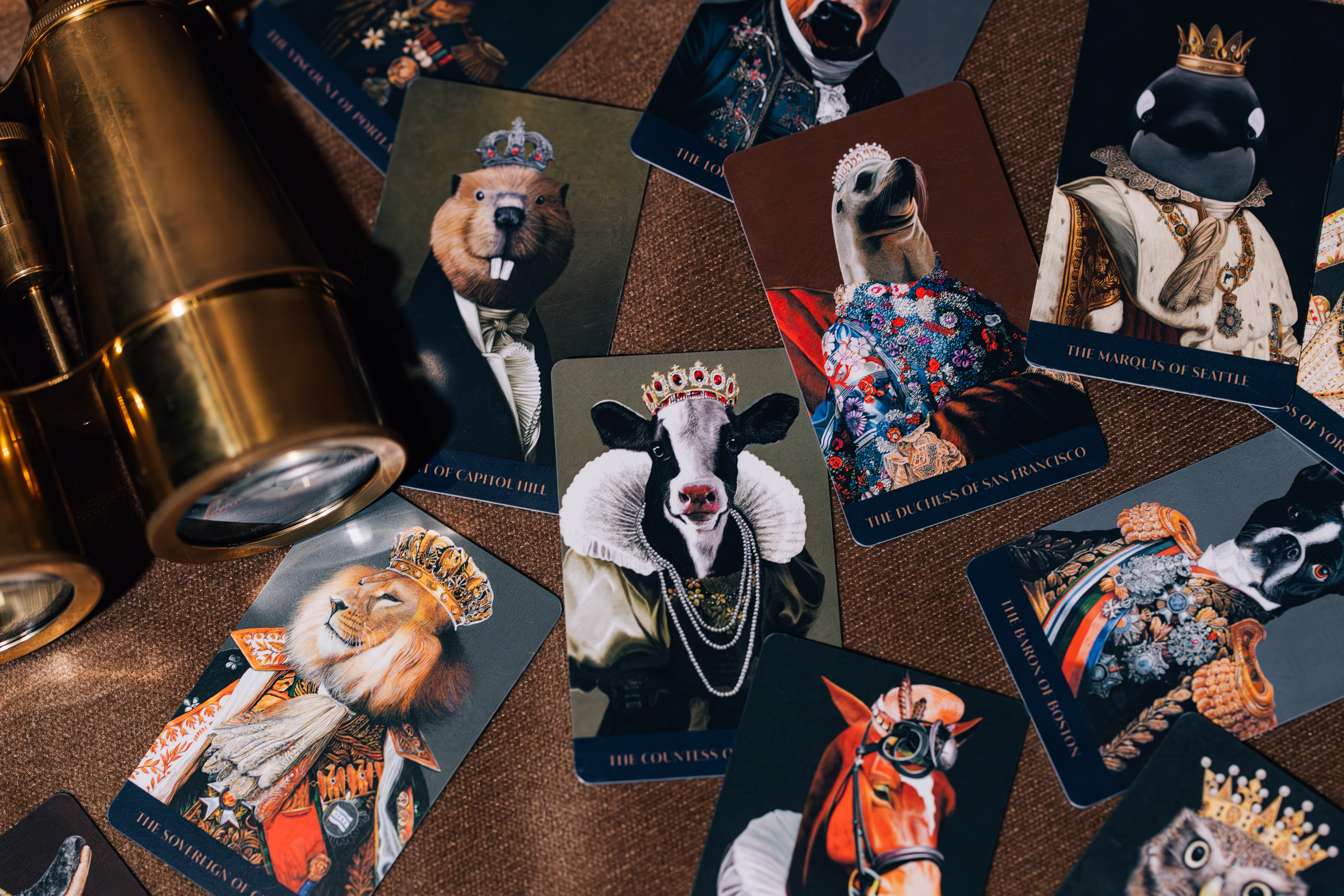 the royal sonesta key cards on a table 