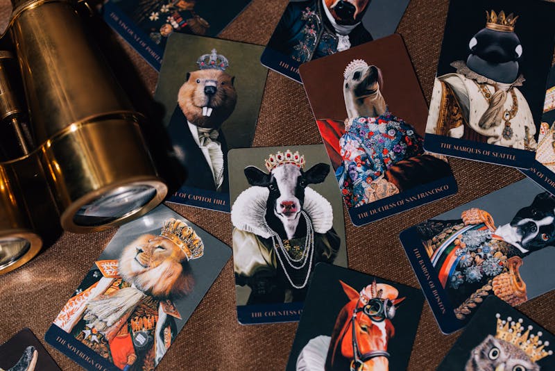 the royal sonesta key cards on a table