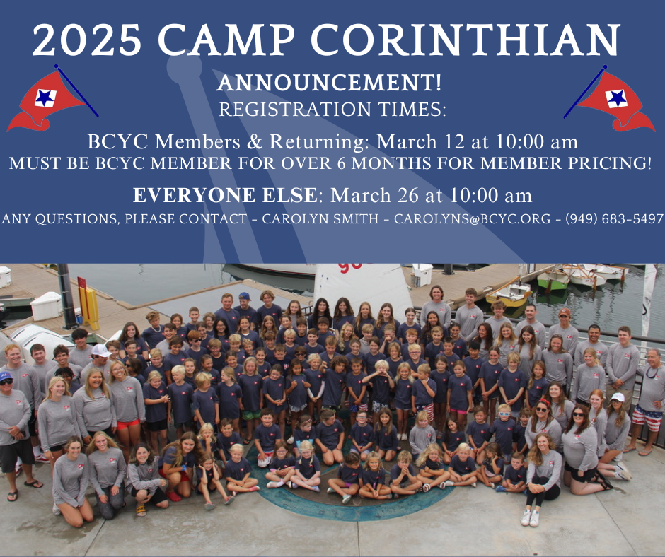 2025 SUMMER CAMP CORINTHIAN ANNOUNCEMENT  