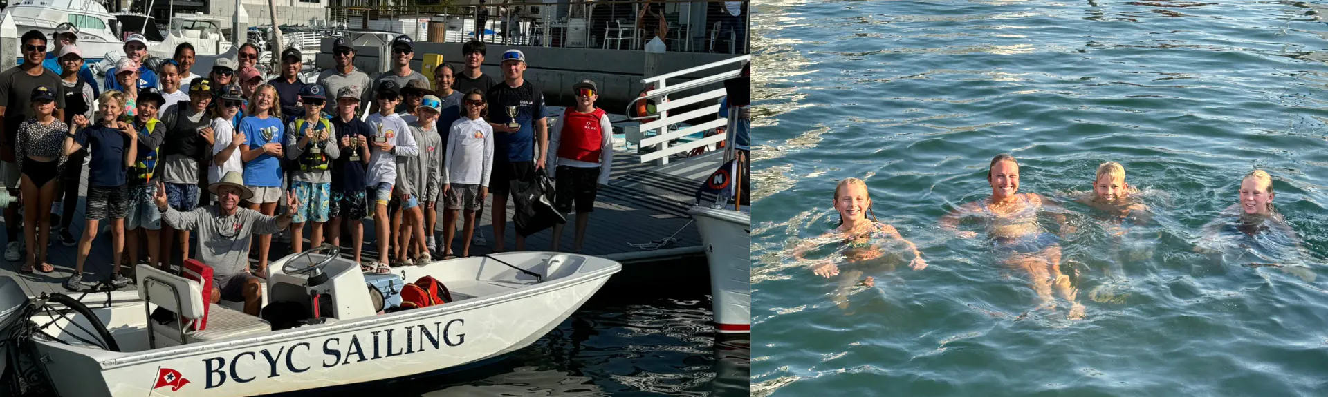 BCYC sailors & coaches at the 2024 Fall Gold Cup! Congrats to our three sailors who moved up!