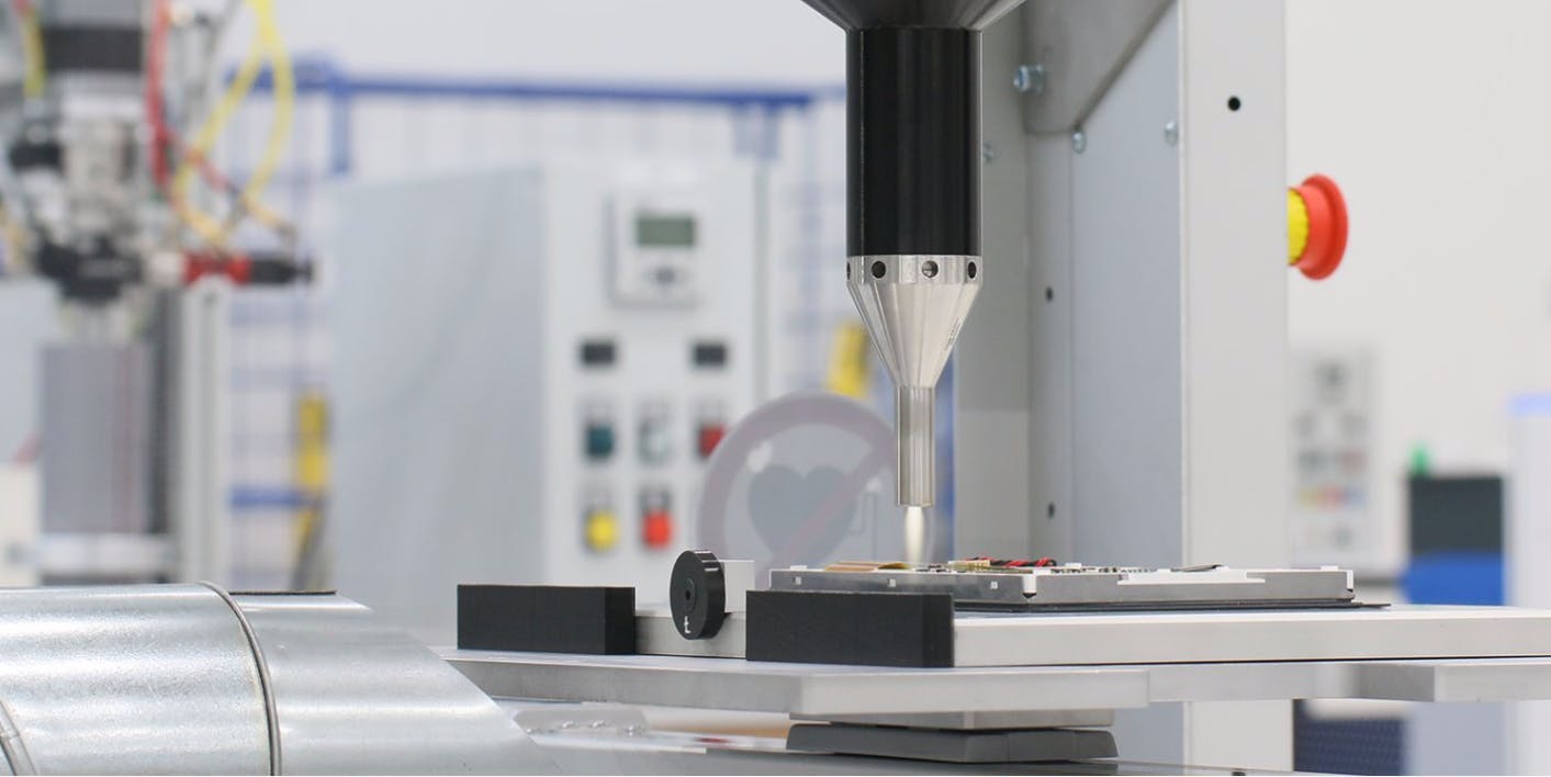 Dispensing, impregnation, heat staking and plasma bdtronic