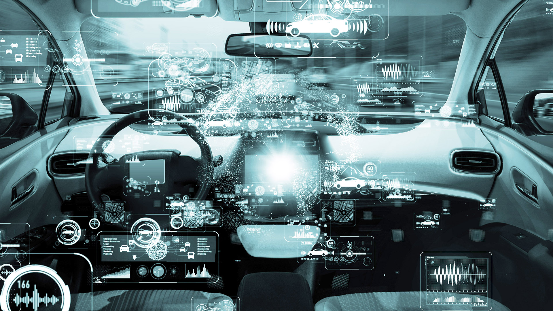 Visualisierung elektronischer Bauteile in einem PKW