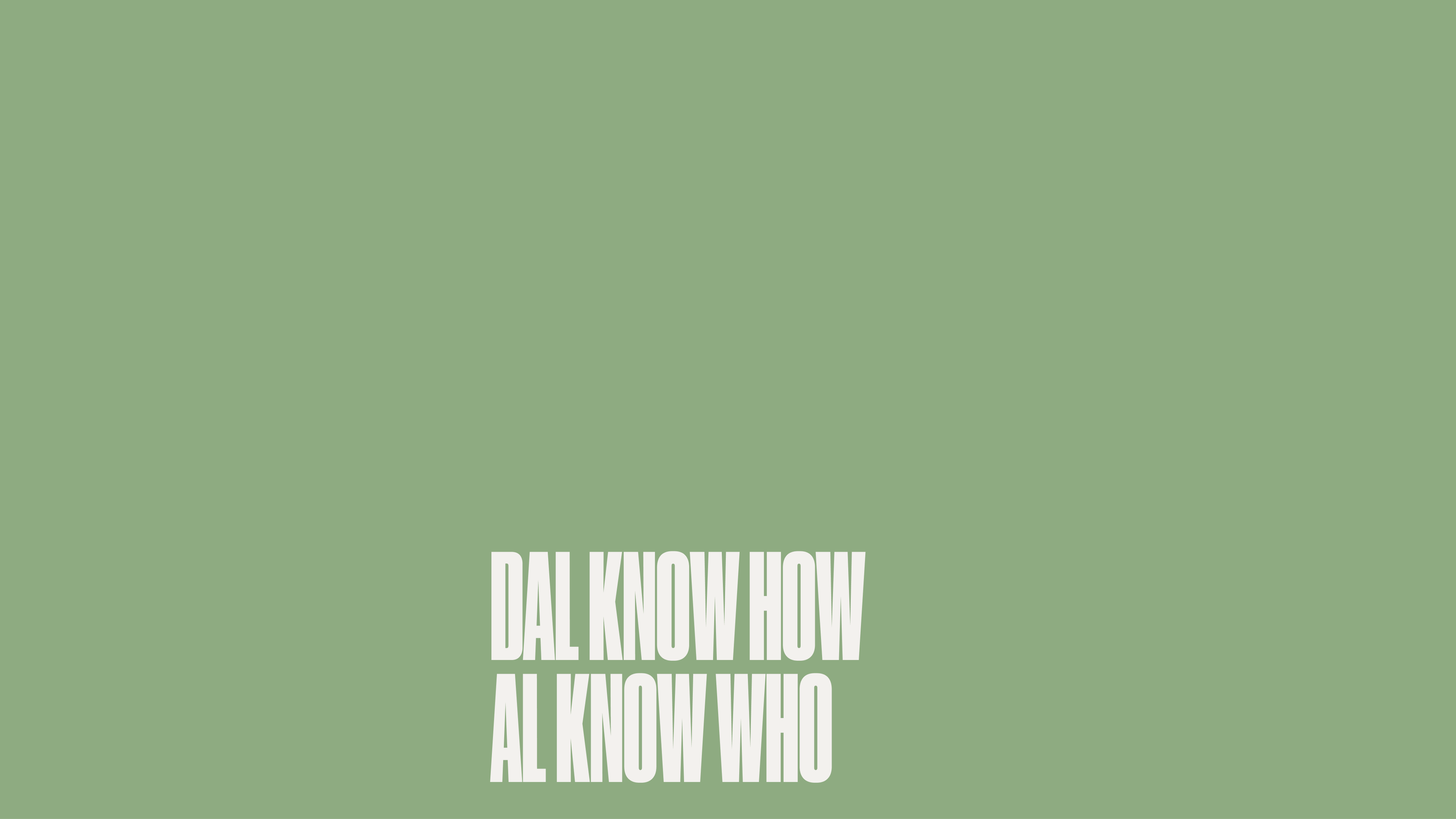 dal know how al know who