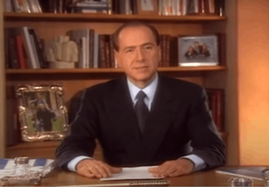 Berlusconi discesa in campo