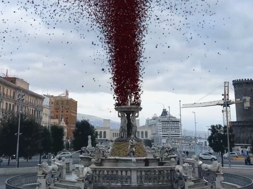 fontana di fiori fooh