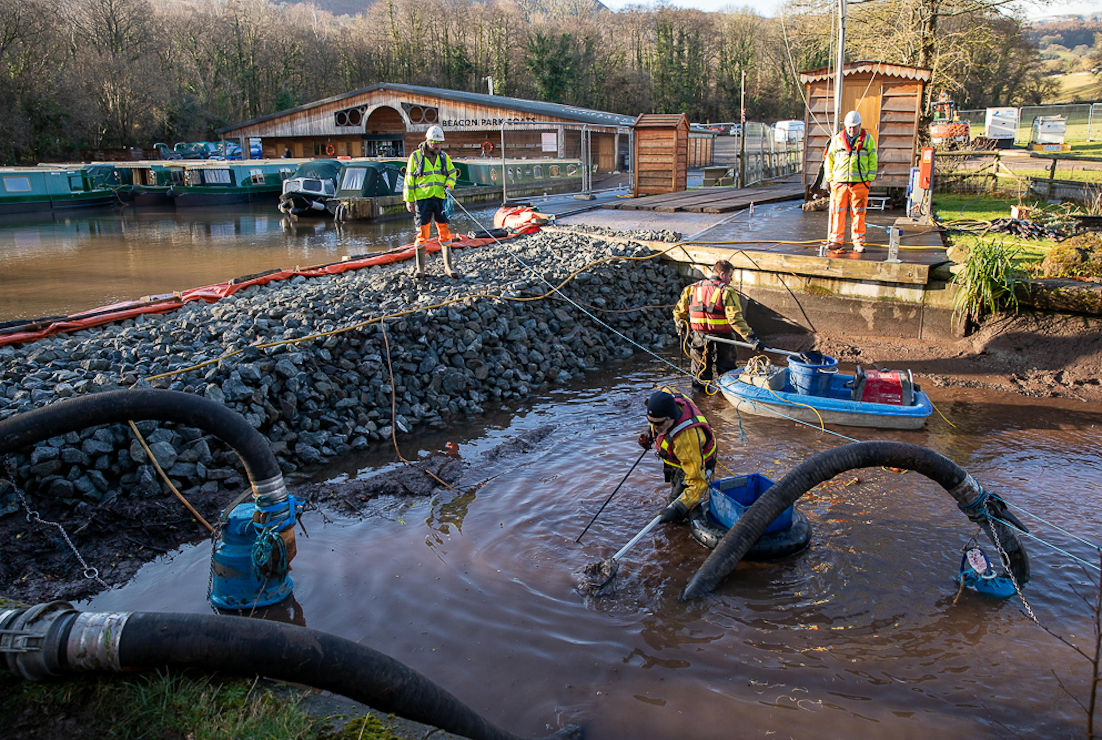 Getting the canal ready for the new season