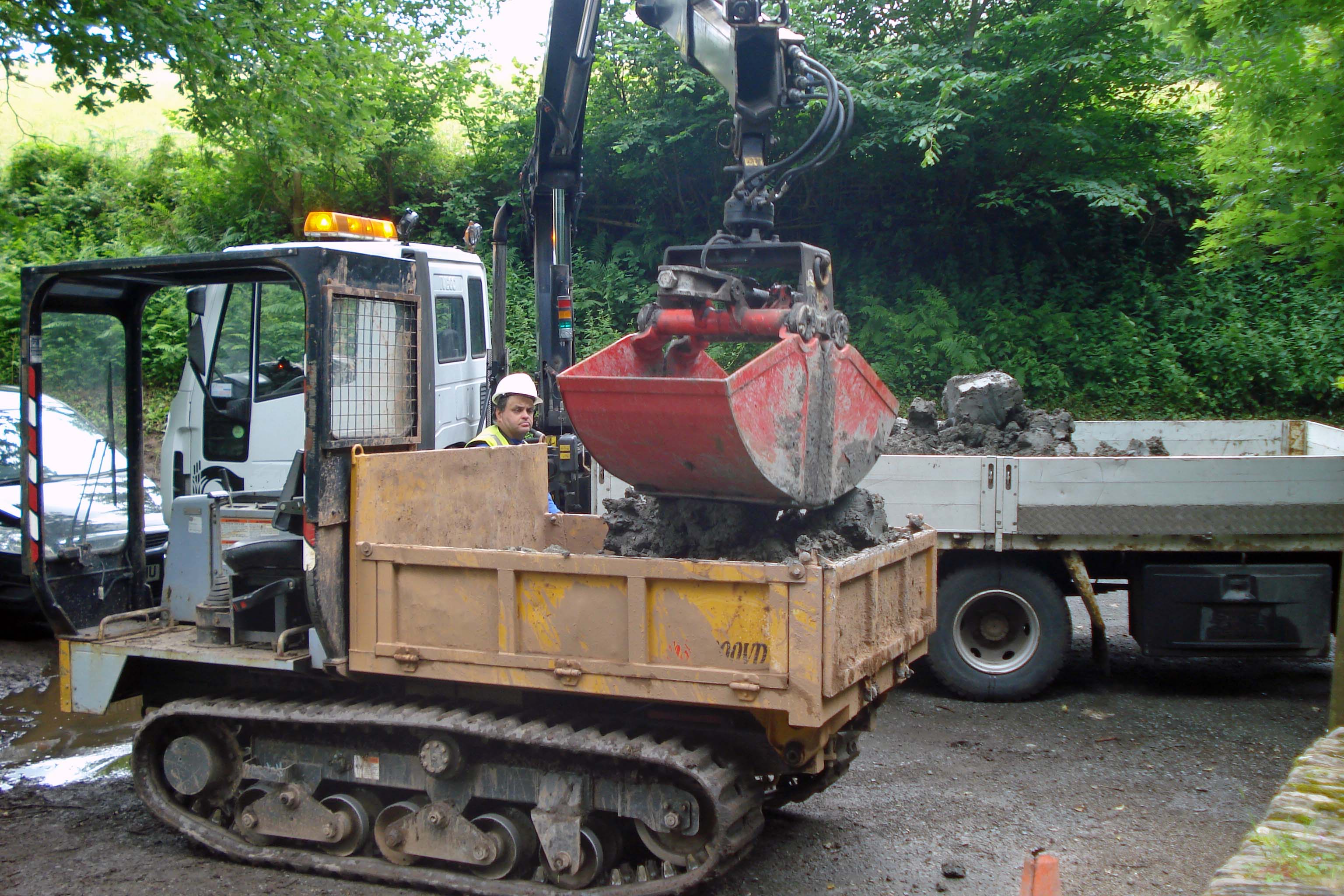 Philip Turley, part of Canal & River Trust's team working on the Mon & Brec Canal 