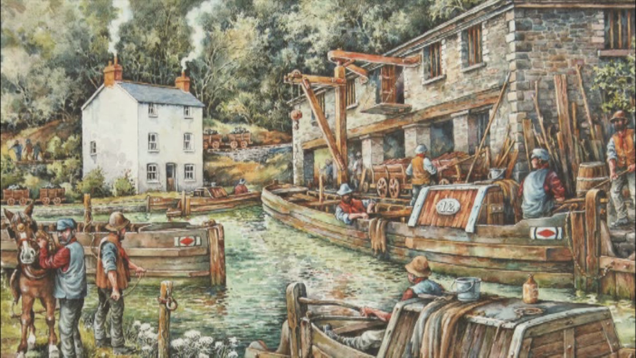 One of Michael Blackmore's illustrations from our book "200 years of The Monmouthshire and the Brecknock & Abergavenny Canals"