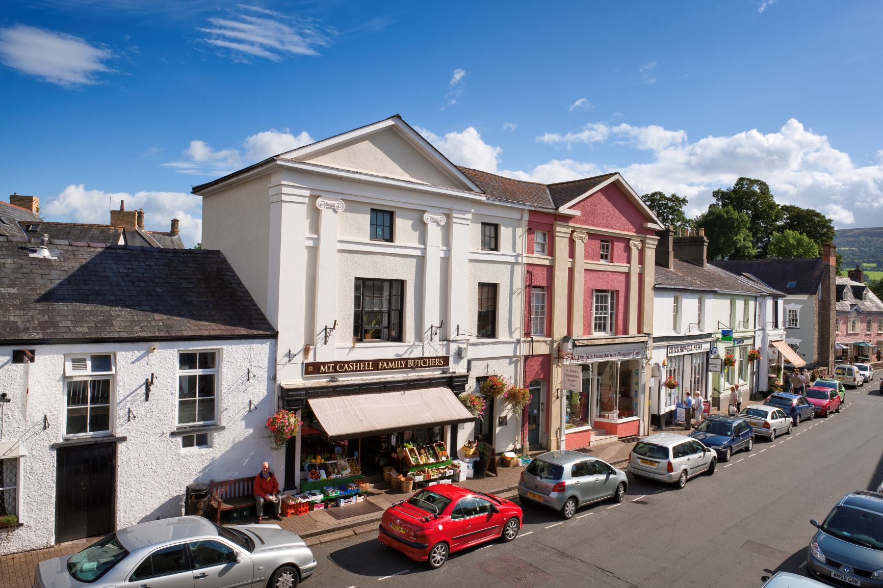 street in crickhowell