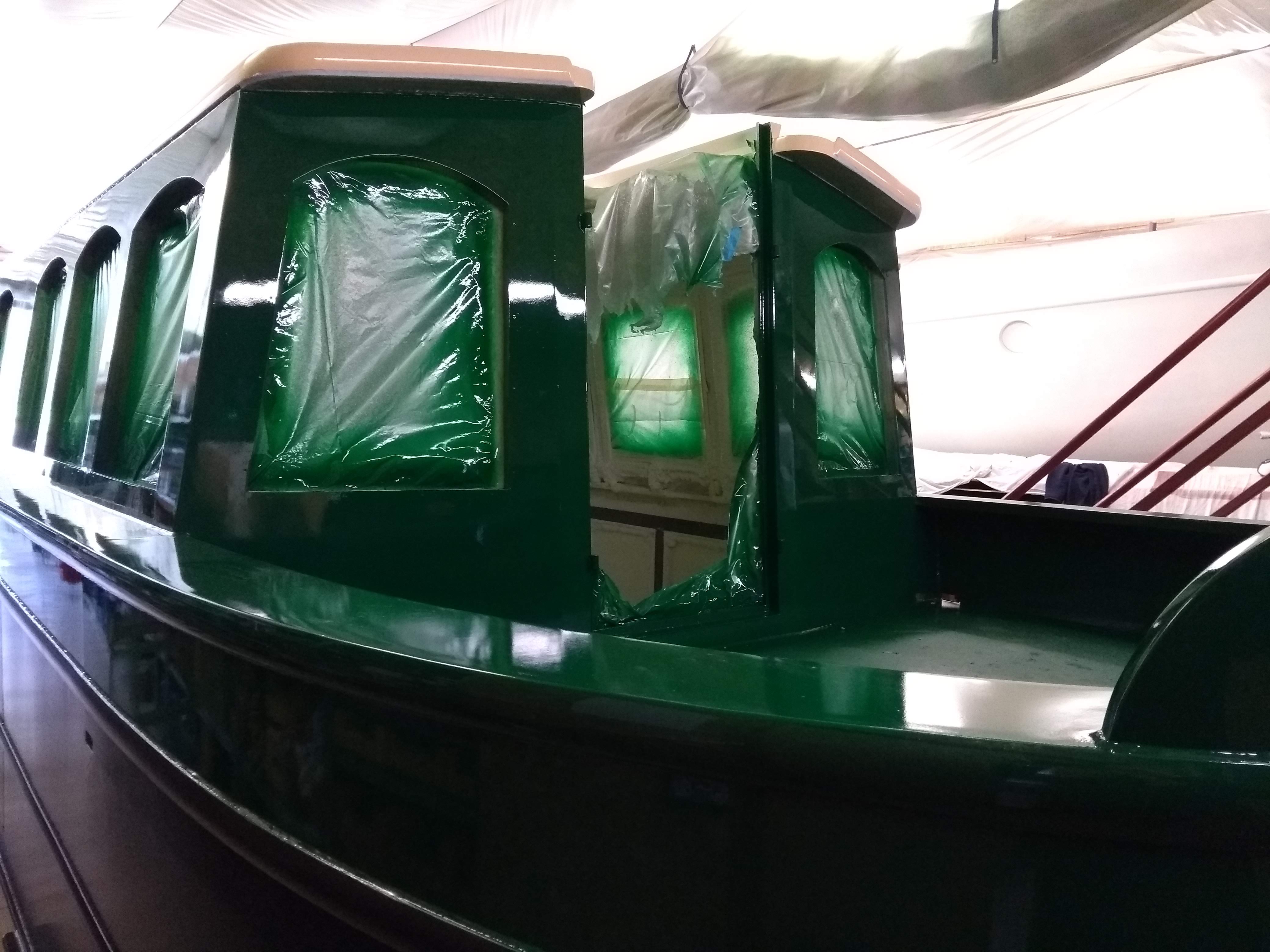 beacon park boat falcon under construction