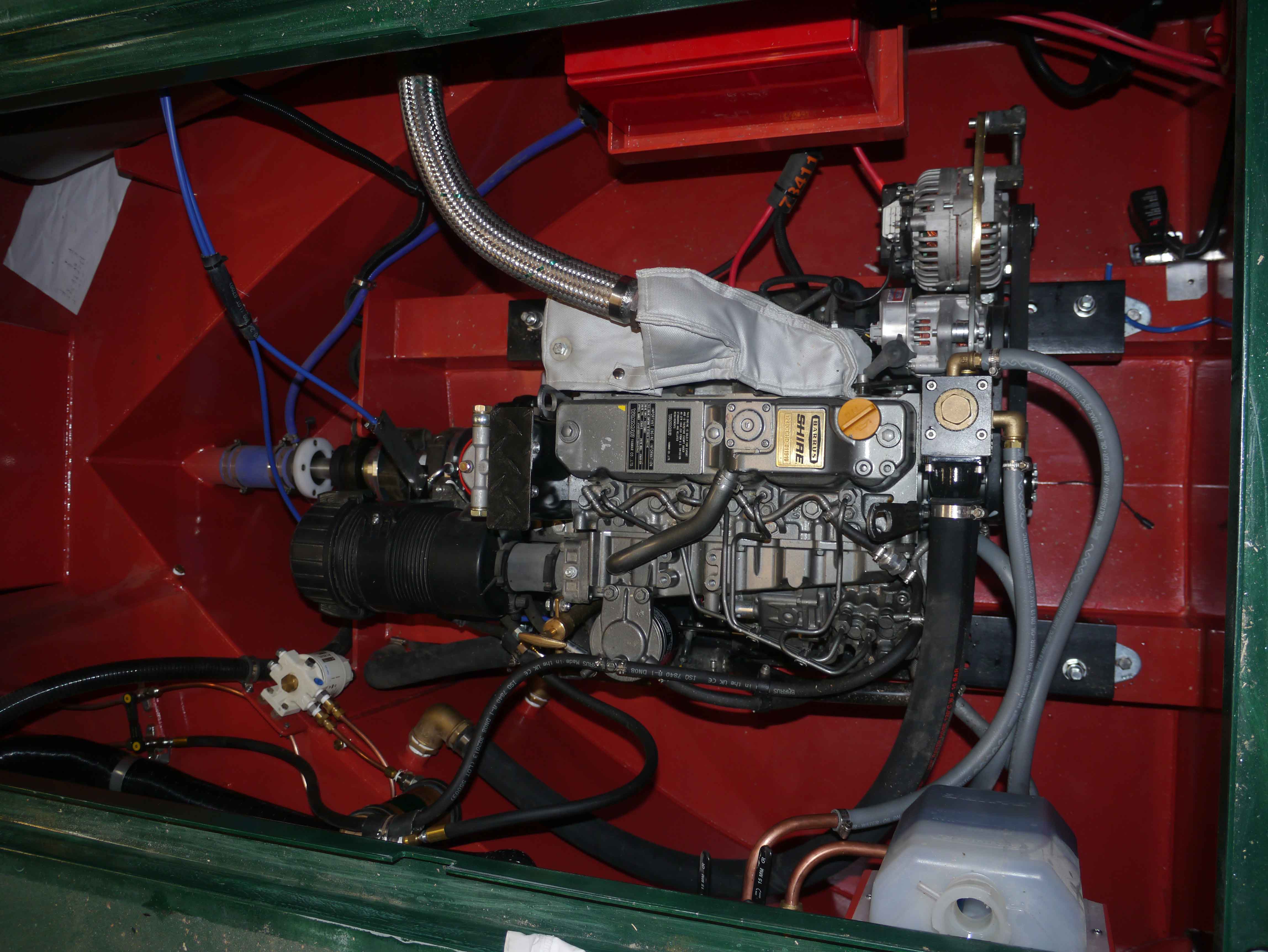 beacon park boat hawk's engine