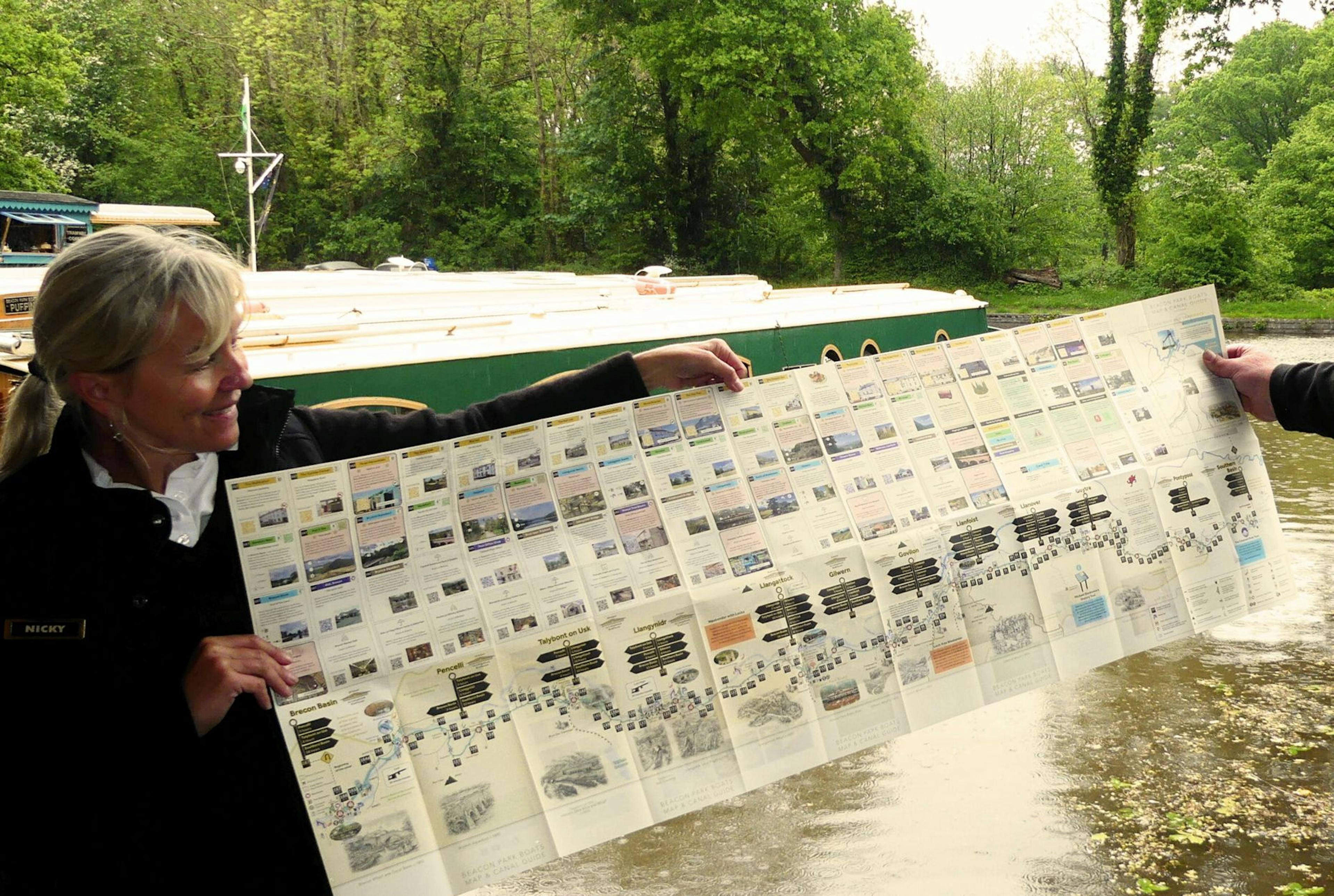 Our new Monmouthshire and Brecon Canal map, activity planner and exploration guide