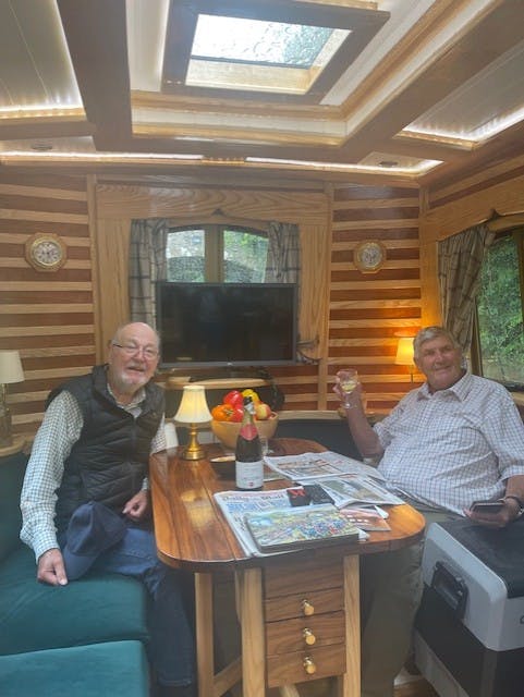 guests inside a beacon park boat