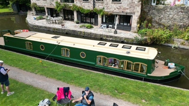 a beacon park boat at llanfoist wharf