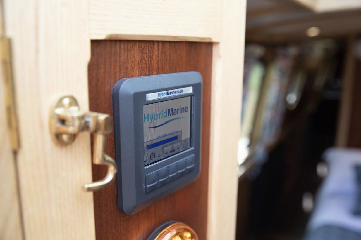 control panel for hybrid beacon park boat coot