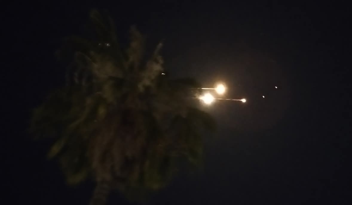 Interception de missiles au-dessus de Jérusalem - photo d'Aaron Hecht
