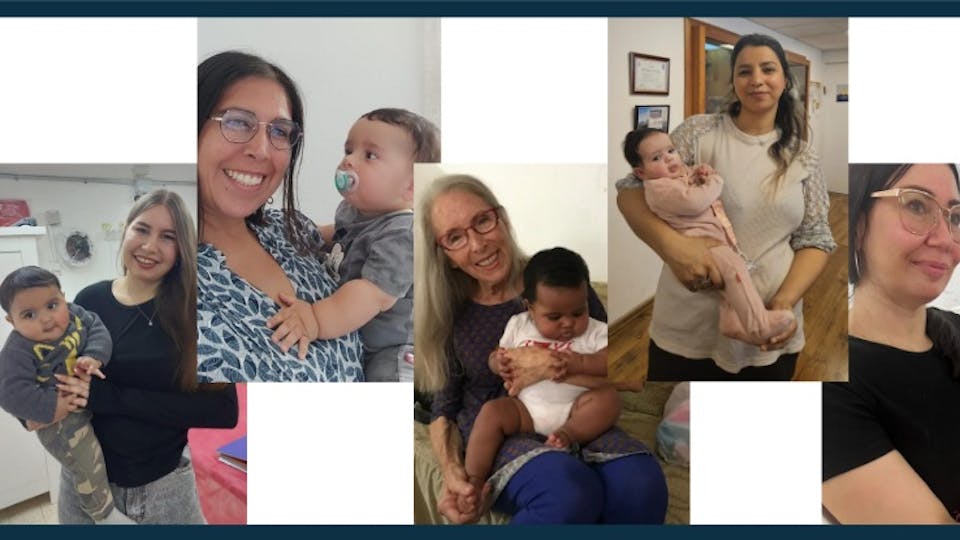 photo collage of some of our counselors and babies