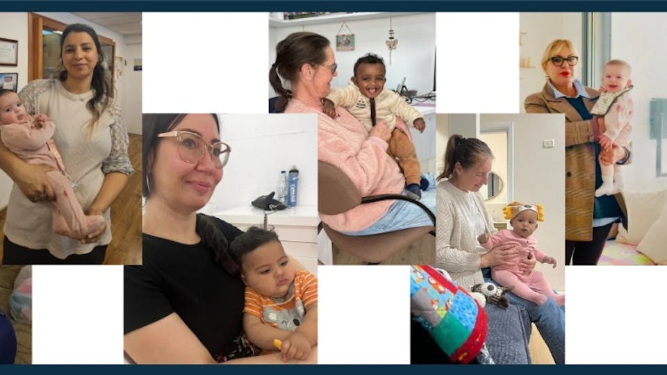 photo collage of some of our counselors and babies