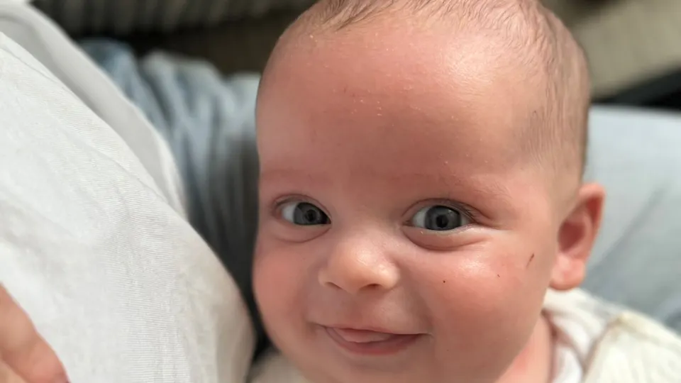 smiley baby San Michael