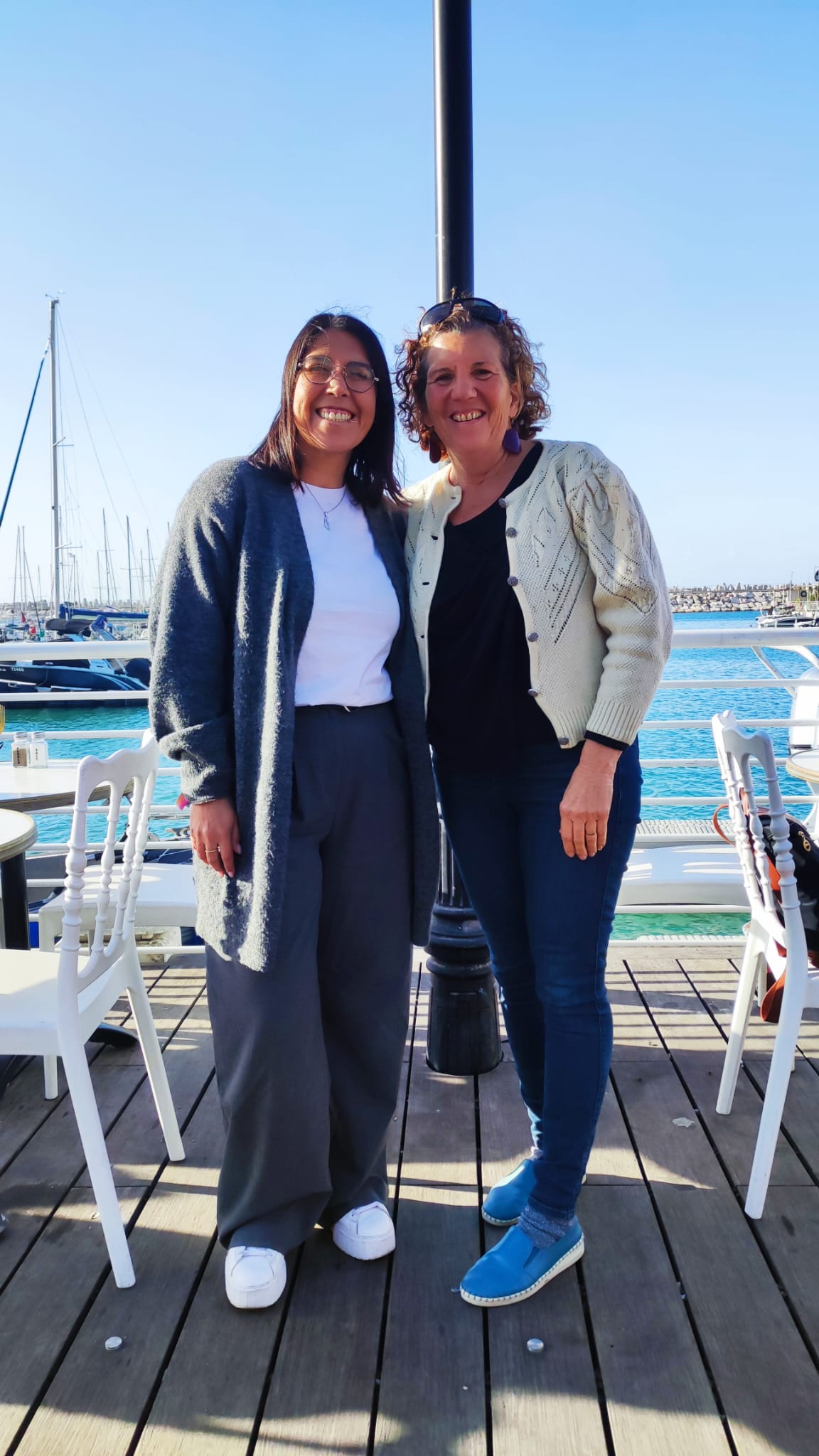 Consejera Yael y Sandy en Ashkelon