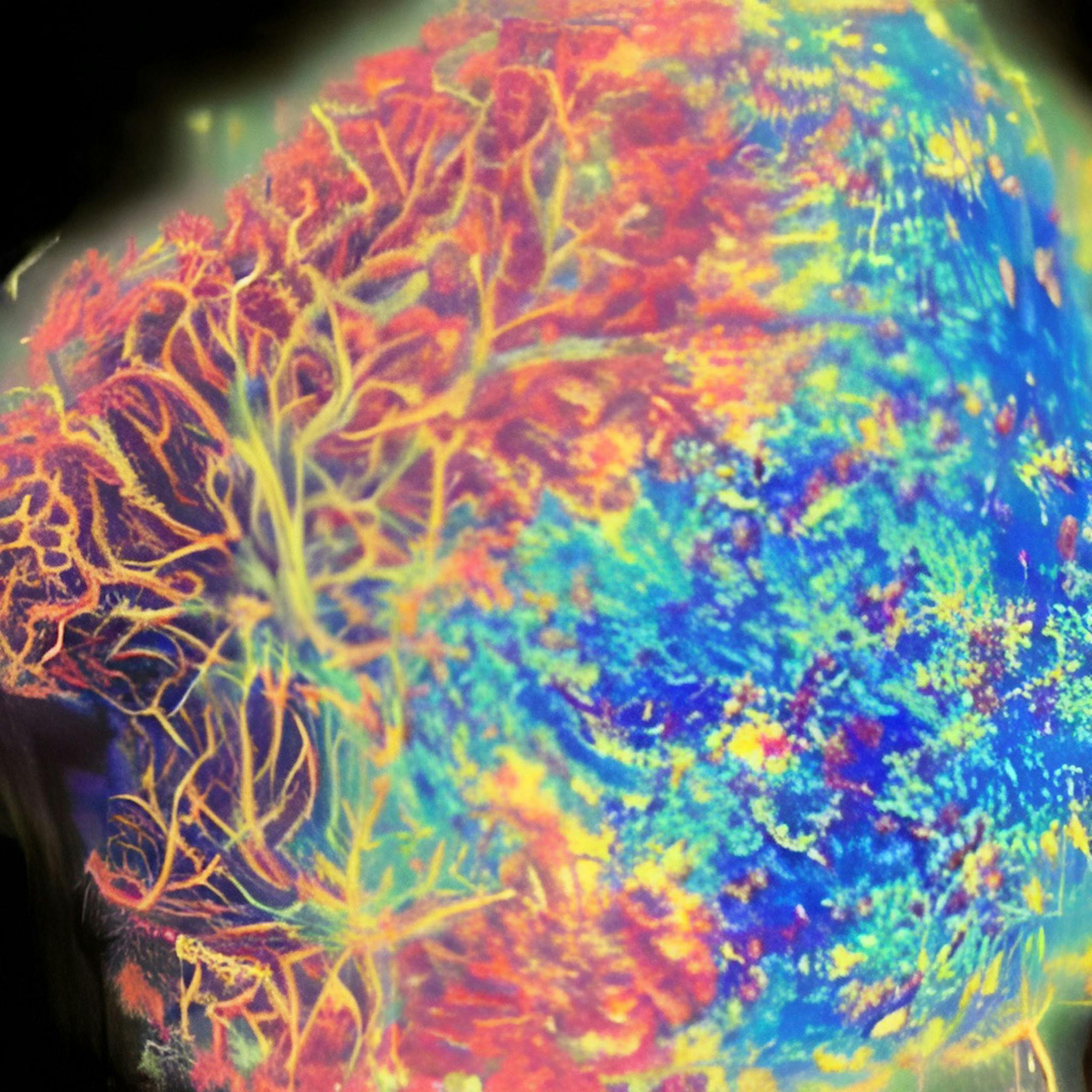 Wie Stable Diffusion sich selber vorstellt.