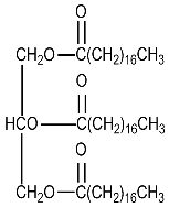 トリステアリン酸グリセリル化学式