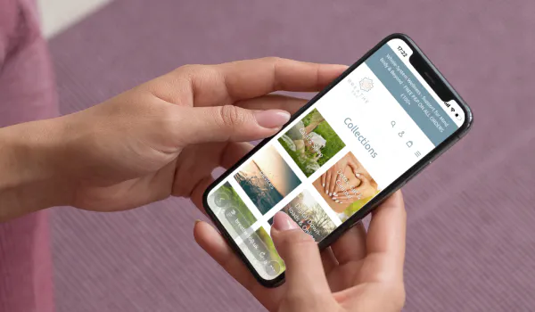 Breathe 360 website on iPhone
