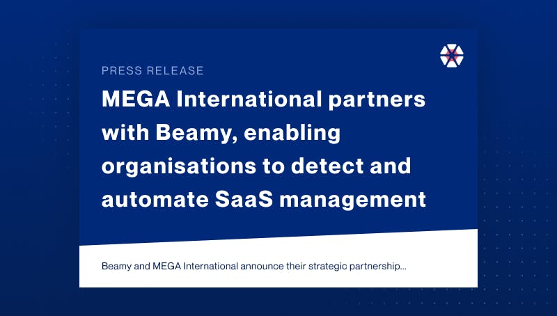 MEGA International partners with Beamy, enabling organisations to detect and automate SaaS management