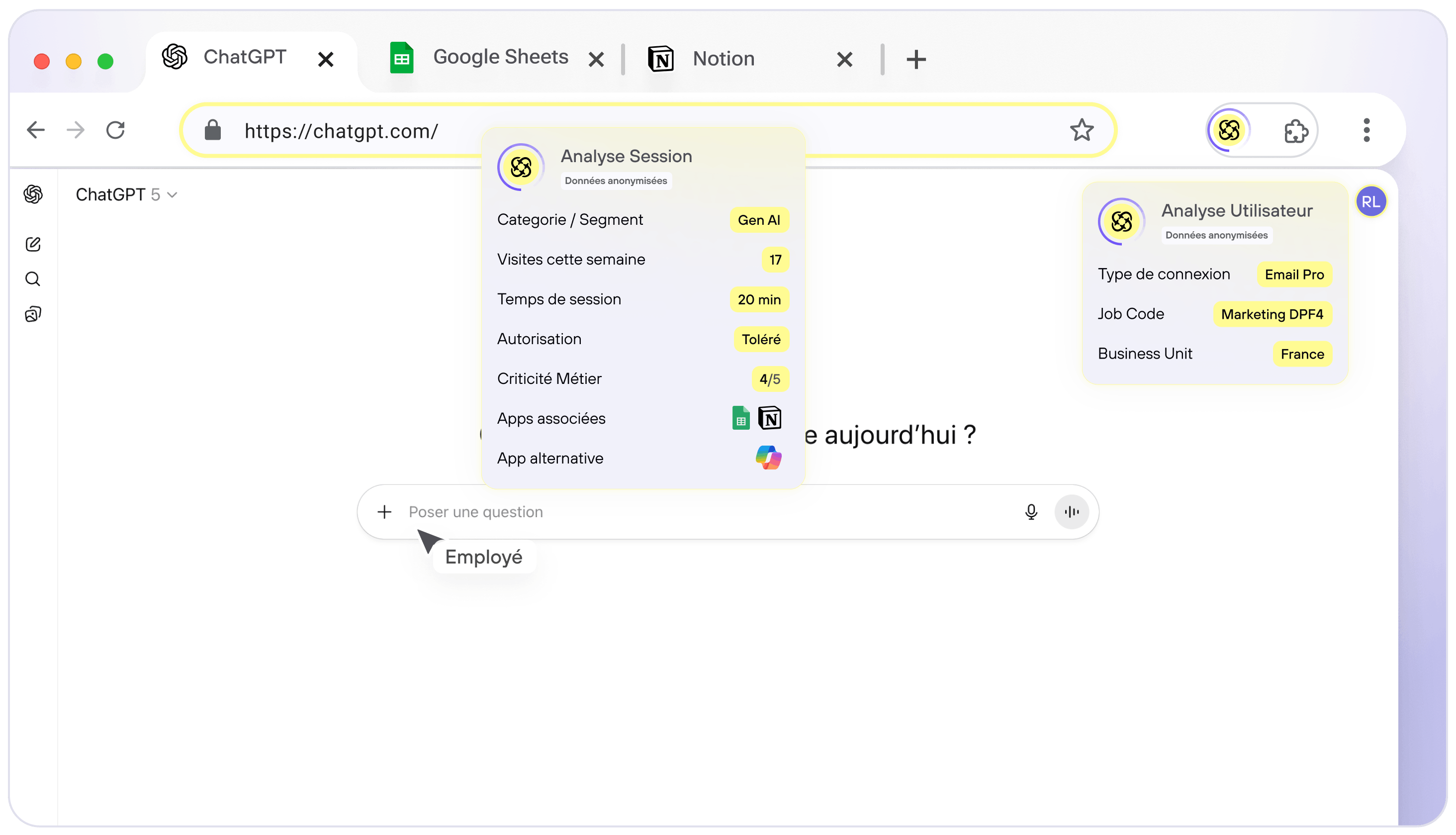 Observer - Analyse Extension