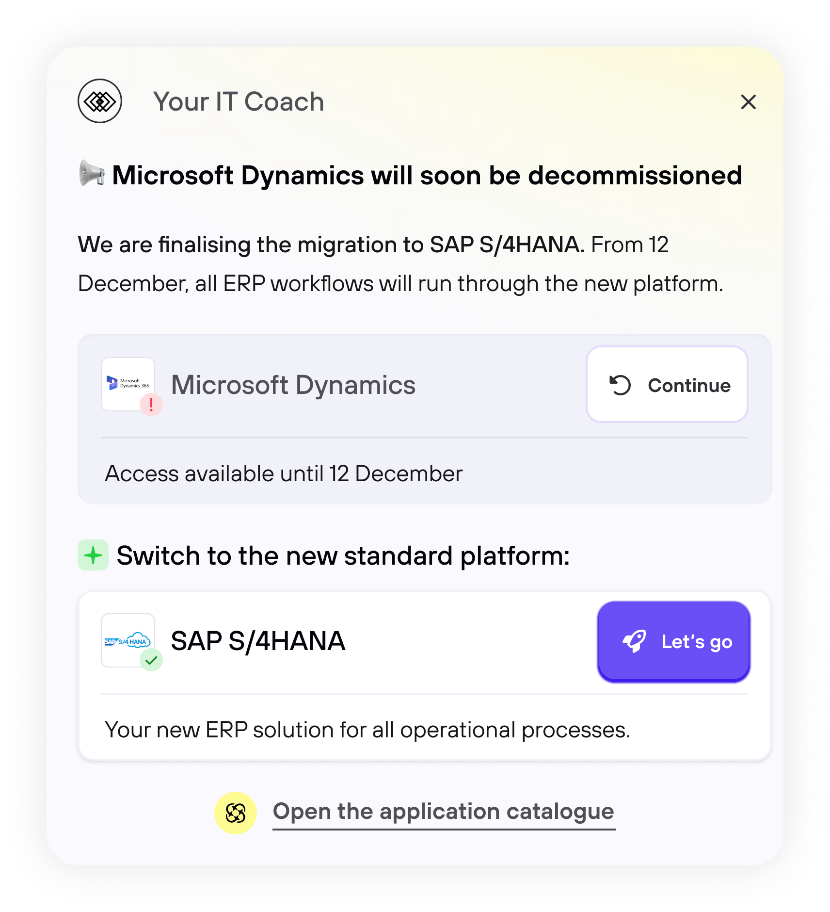 useCase - IT Simplification