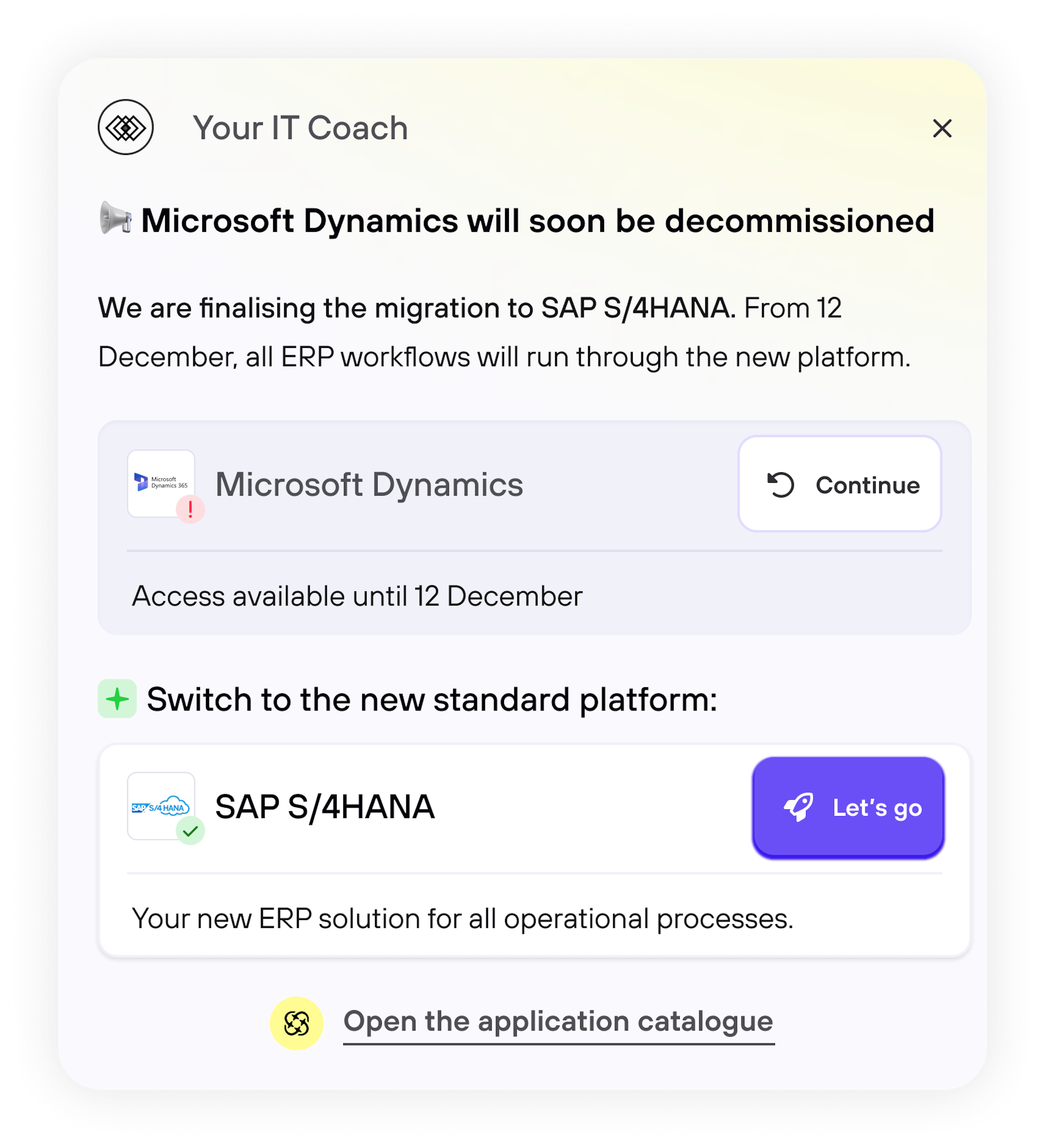useCase - IT Simplification