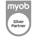 Beany's Silver Partner logo for MYOB