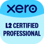 Xero L2 certified professional partner badge