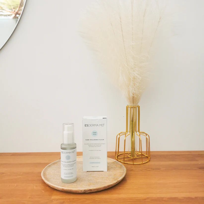 glaasje water voor de huid, hydratatie