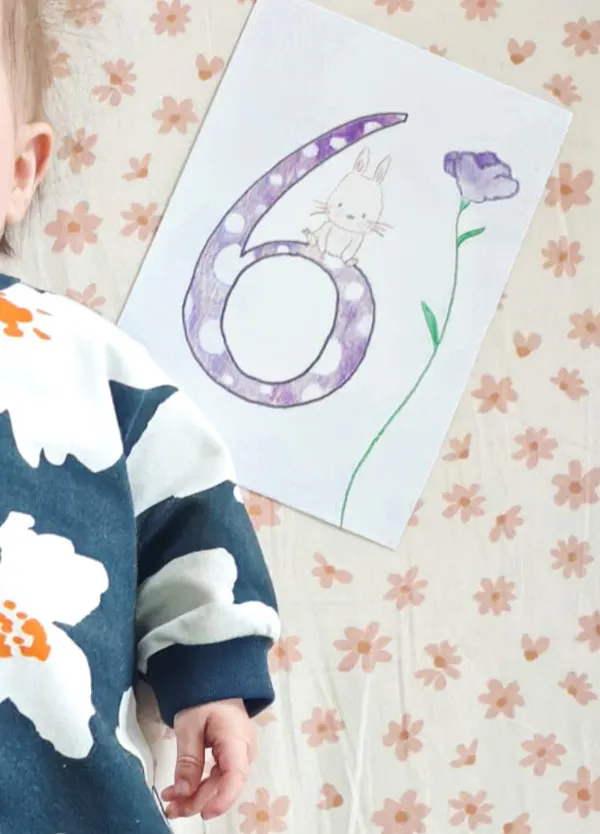 Carte 6 mois bébé