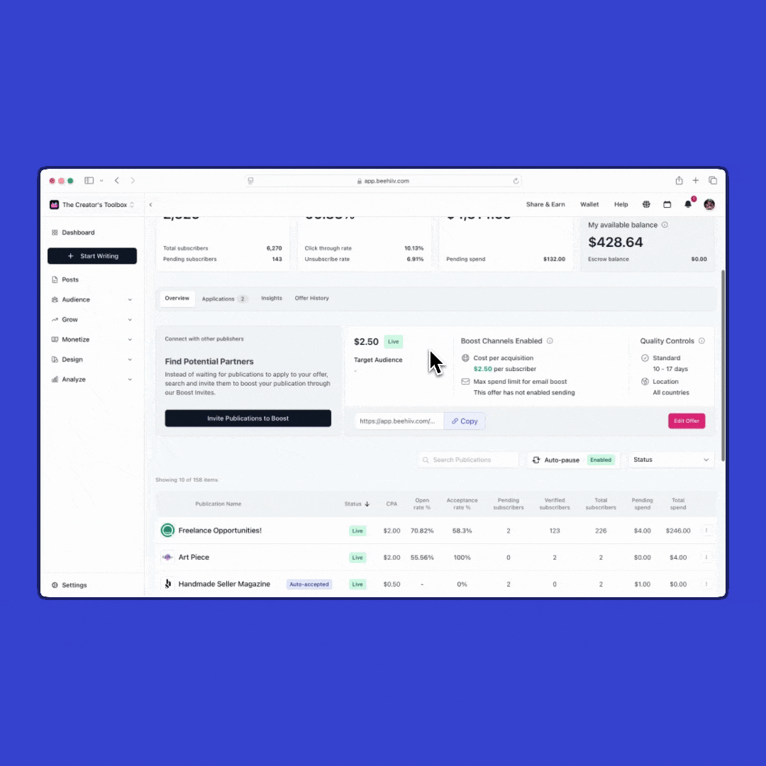 Grow Your Newsletter with Sponsored Referrals