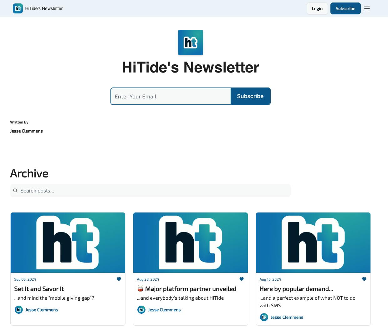 Newsletter Launch | DTC eCom Focus