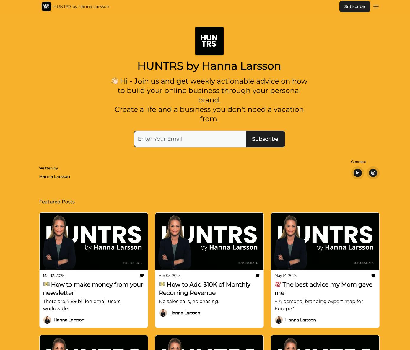 Newsletter Done For You (small package)