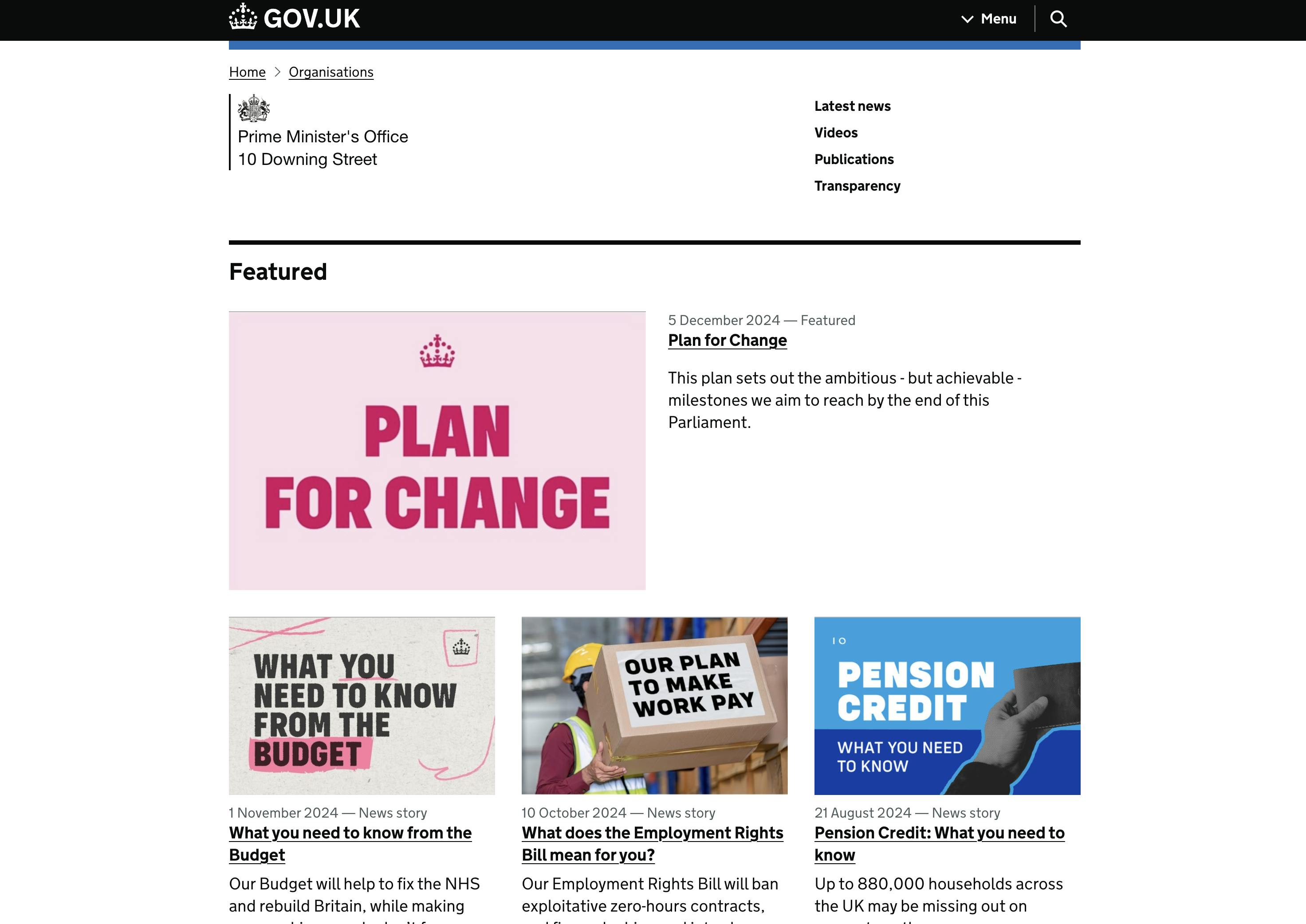 10 Downing Street - Social Strategy