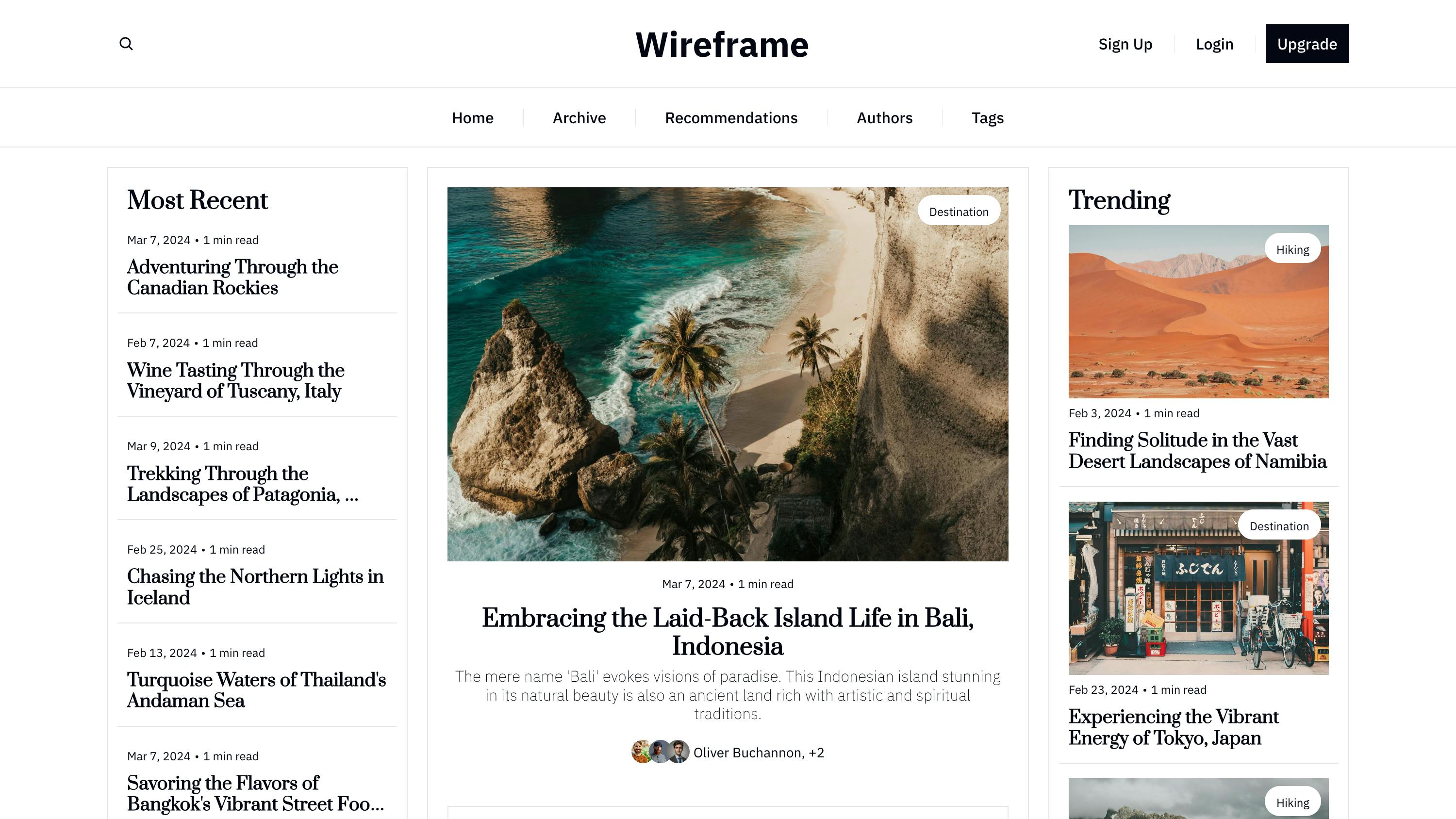 Media news template turned modern