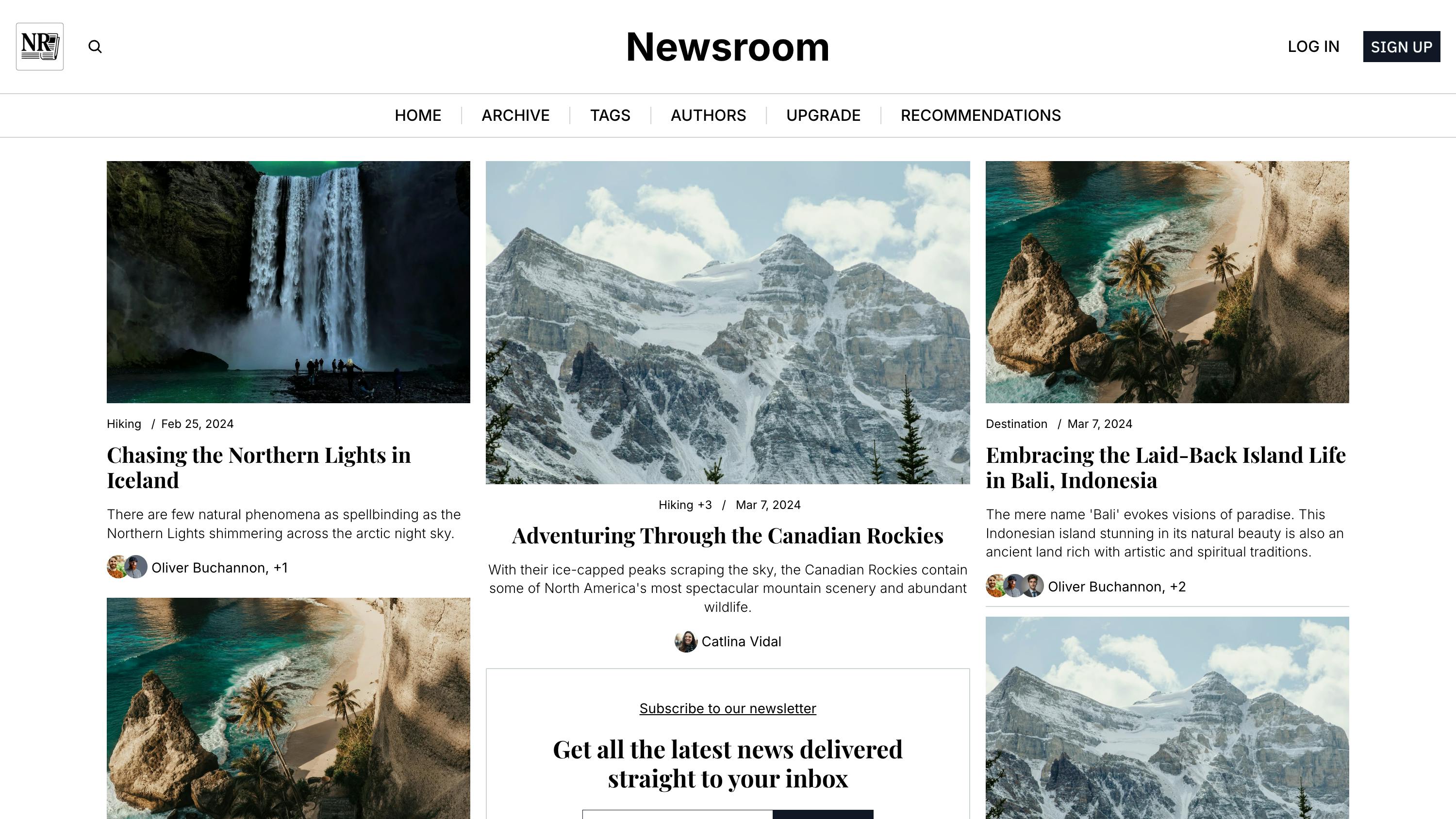 All you need - news theme