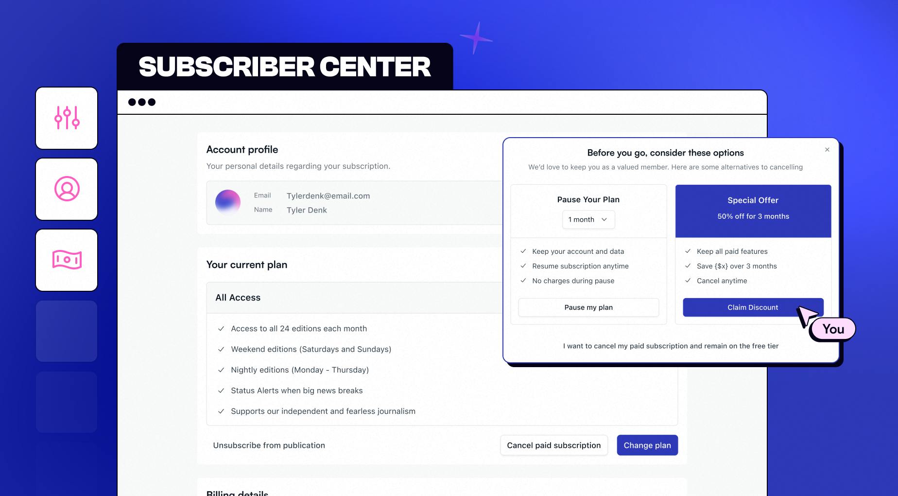 Subscriber Center