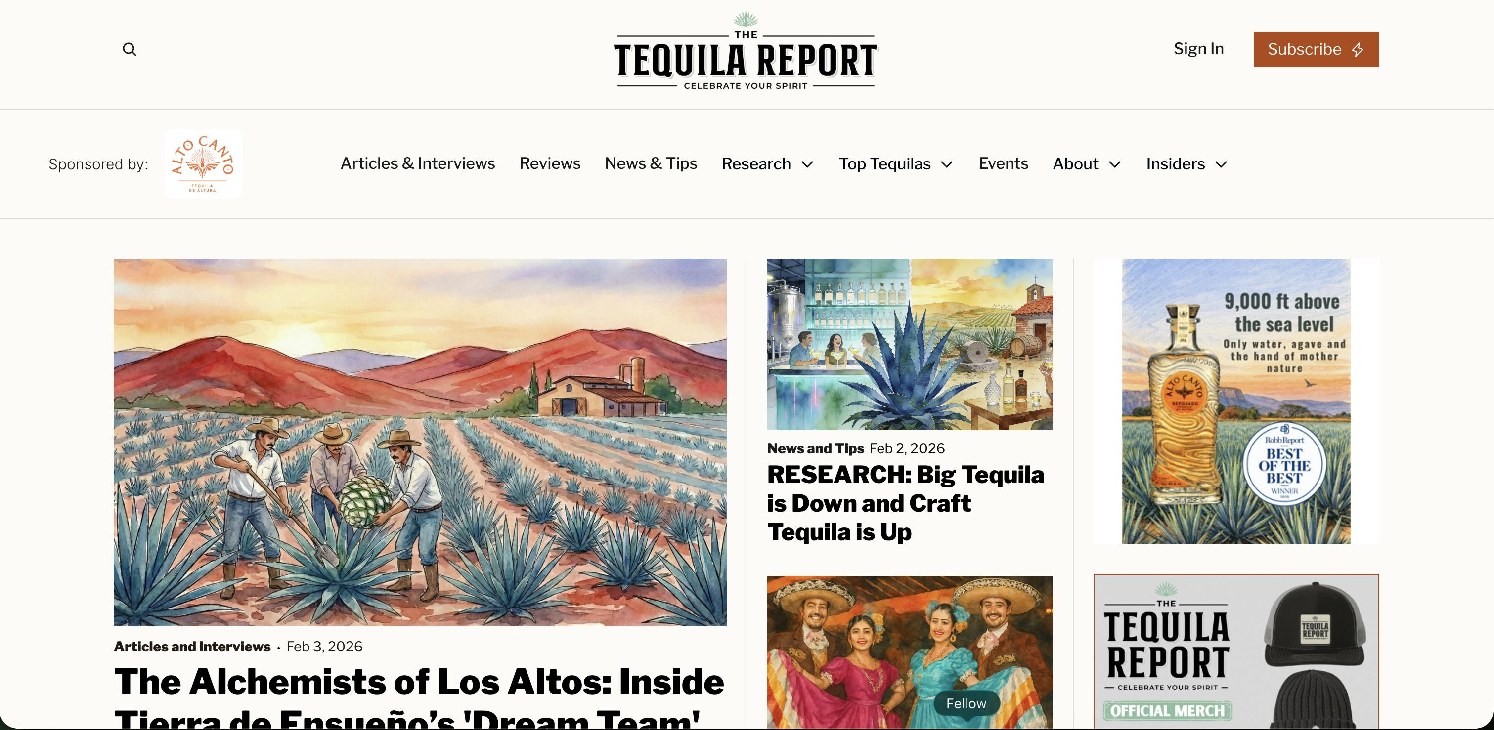 The Tequila Report