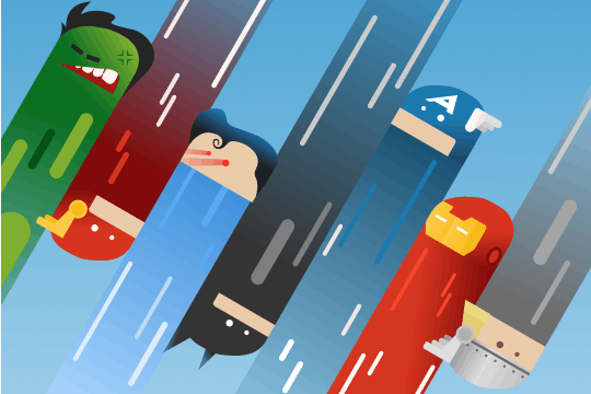 Card thumbnail Super hero