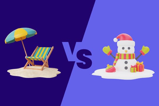 Card thumbnail This or That - Summer or Winter